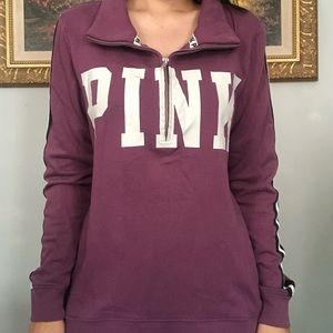 PINK Half Zip Sweater